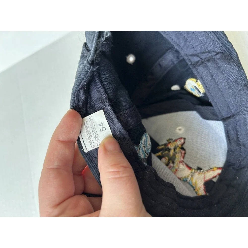 2003 Embroidered Stitched Kids Hat Navy Blue Red Yellow Power Rangers
